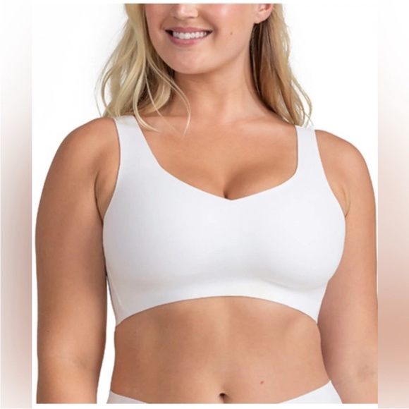 Honeylove Other - Honeylove Softform V Neck Wireless Bra White Size 2X